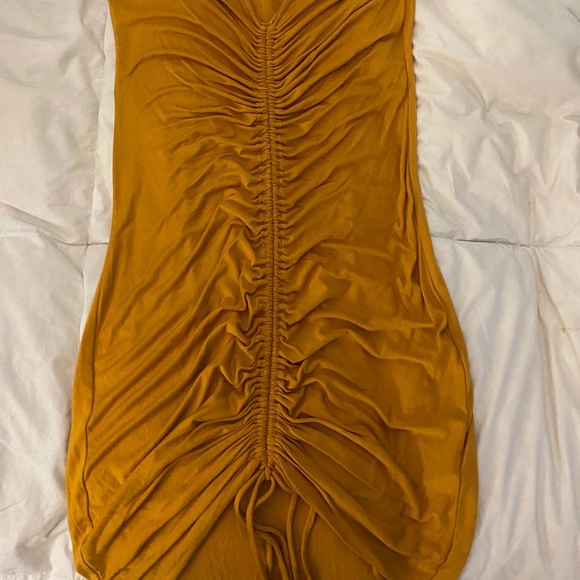 very yellow dress